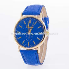 Casual Man Clock Brand Geneva Montre Femme Montres en cuir de quartz gene